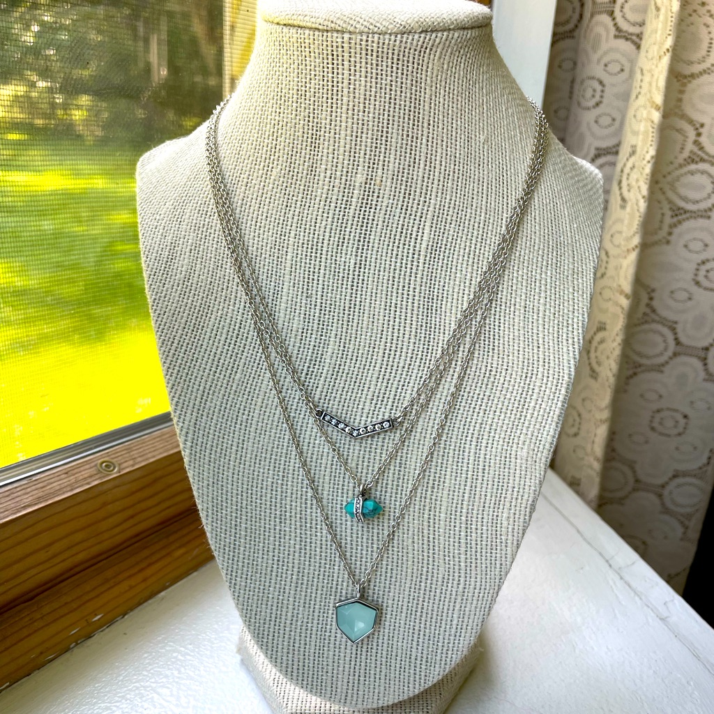 Chloe + Isabel Mo'orea Convertible Necklace | Color: Blue/Silver | Size: Os